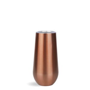 Champagne Tumbler Polished Metallic - Rose Gold