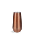 champagne tumbler satin metallic rose gold