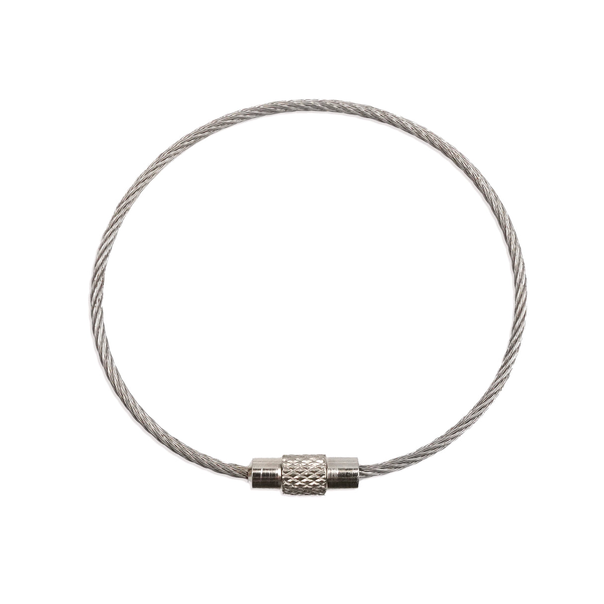 Beadable Charm Tumbler Cable - Silver