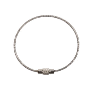 Beadable Charm Tumbler Cable - Silver