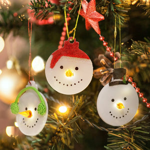 Resin Silicone Mold - Round Christmas Ornaments (with lights)