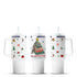 Christmas book tree 40oz tumbler with festive decorations, Master Maker Crafts wholesale Ohio DIY Craft Warehouse