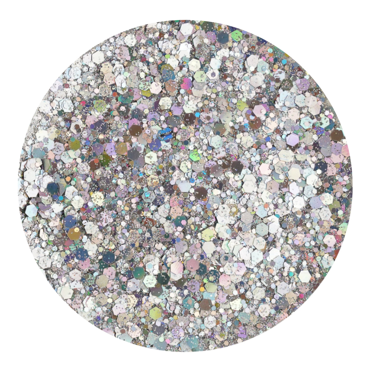 holographic chunky glitter arctic snow