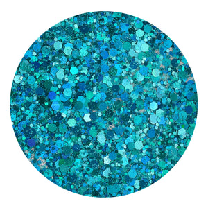 Chunky Glitter Holographic - Tropical Teal