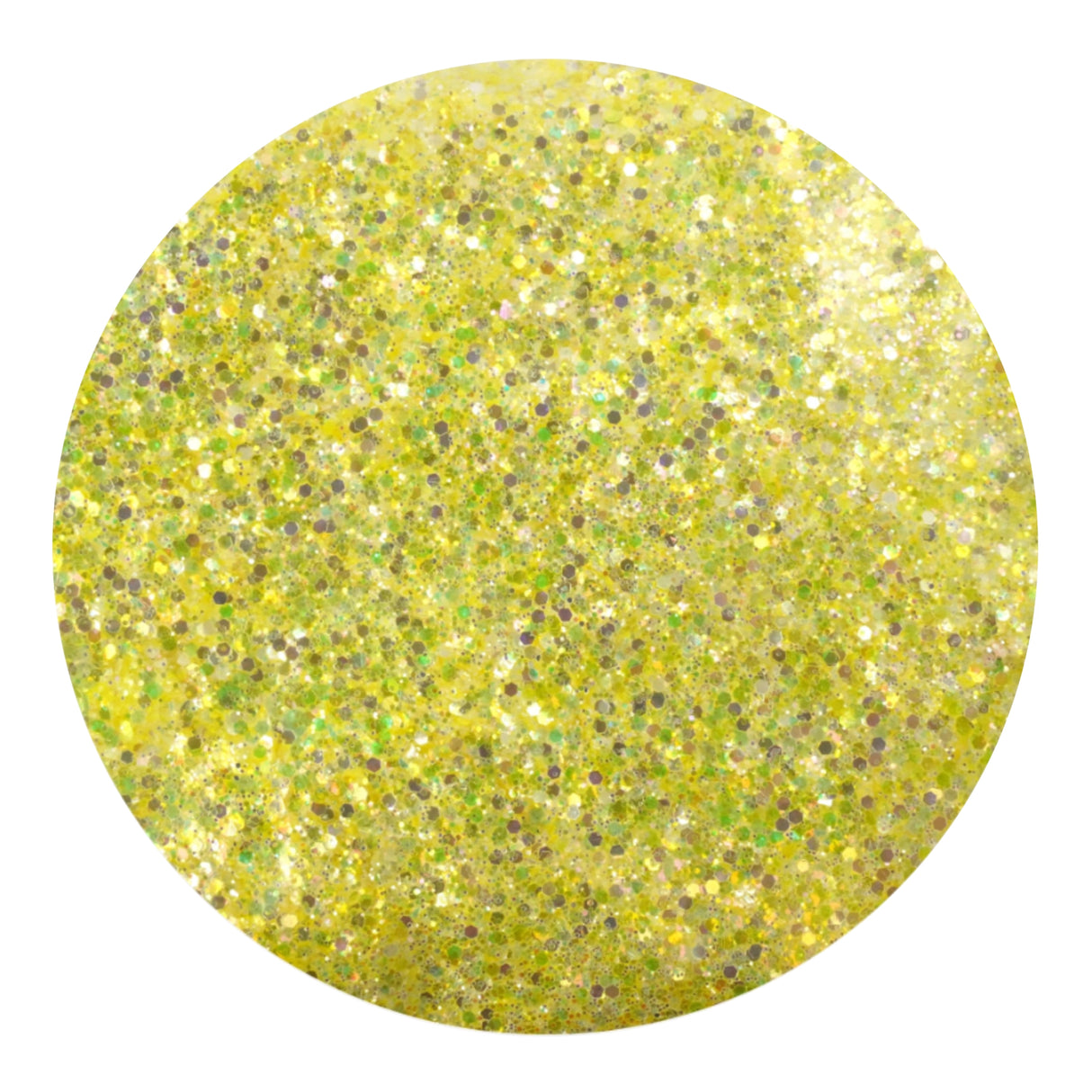 chunky glitter rainbow iridescent luminous lime