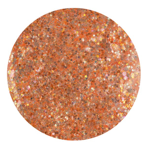 Chunky Glitter Rainbow Iridescent - Mango Tango