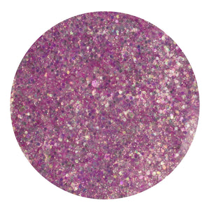 chunky glitter rainbow iridescent passion pink