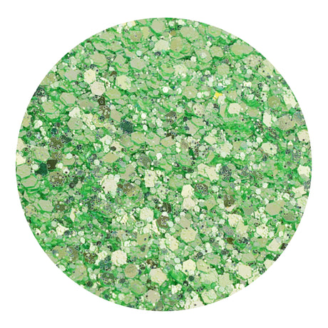 chunky glitter reflective boho enchanted mint