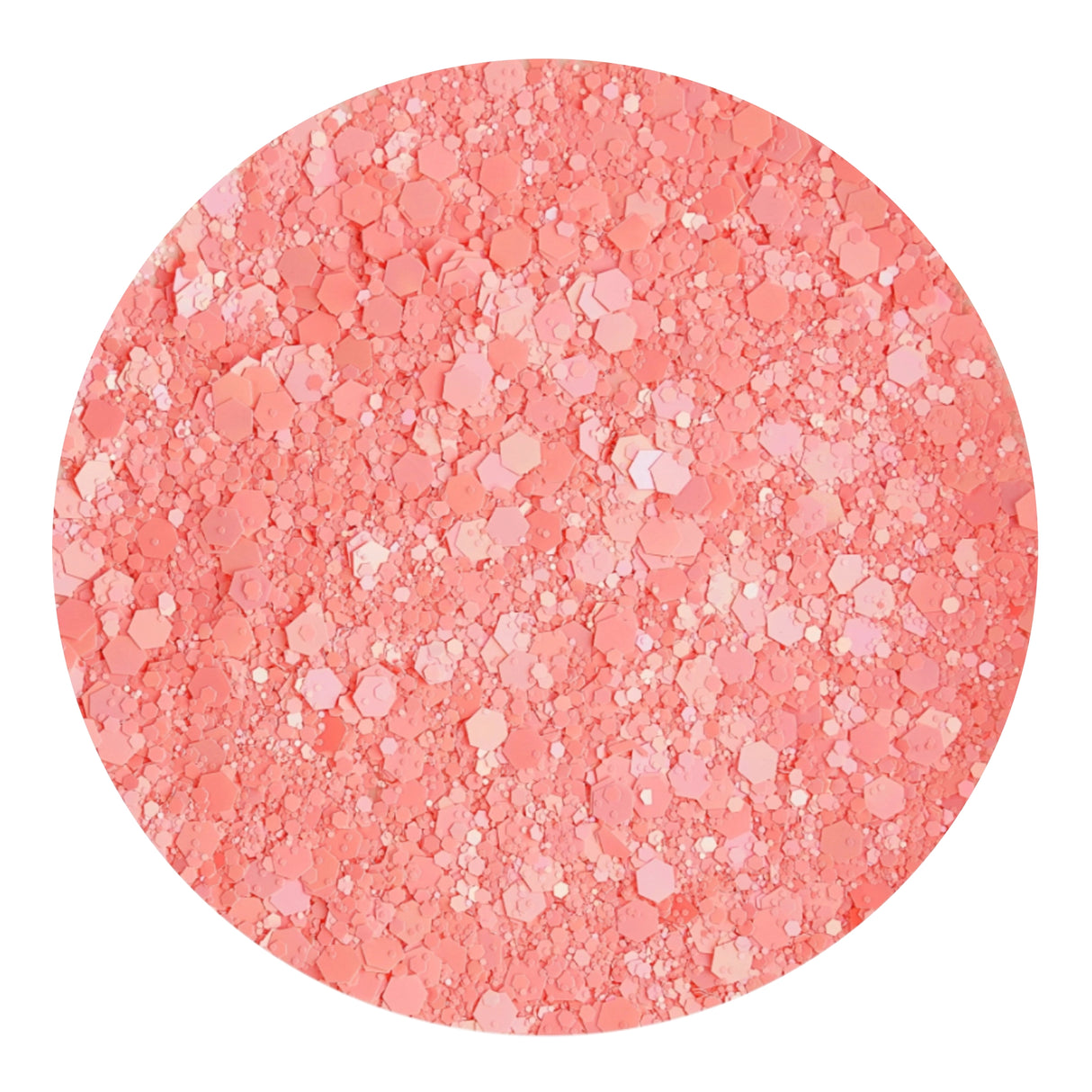 Chunky Glitter Sweet Pastel - Pink Coral