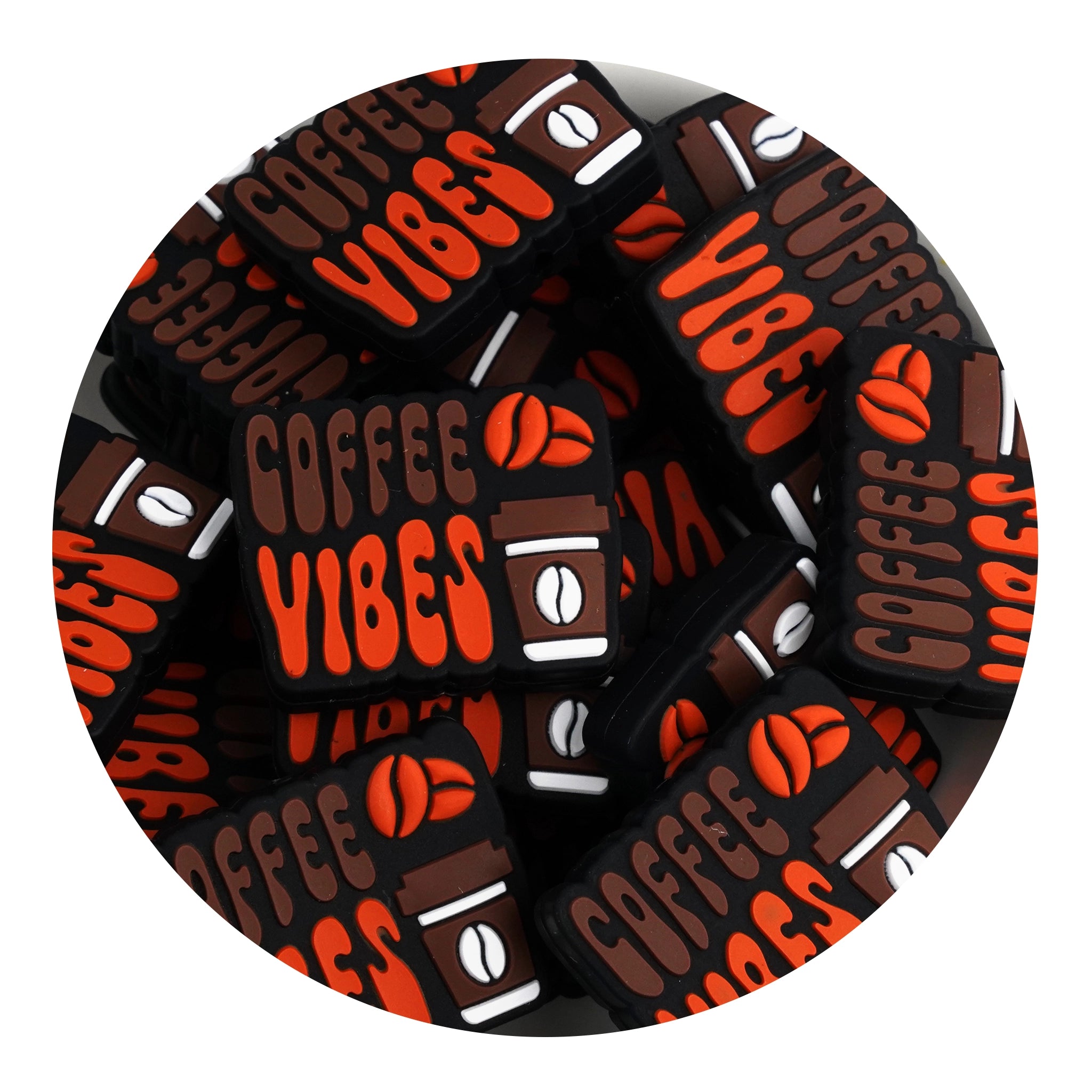 Master Maker Crafts -  Silicone Focal Bead - Coffee Vibes (5 Beads) | Master Maker Crafts - Wholesale Craft Supplies - Fast Shipping from Ohio DIY Craft Warehouse