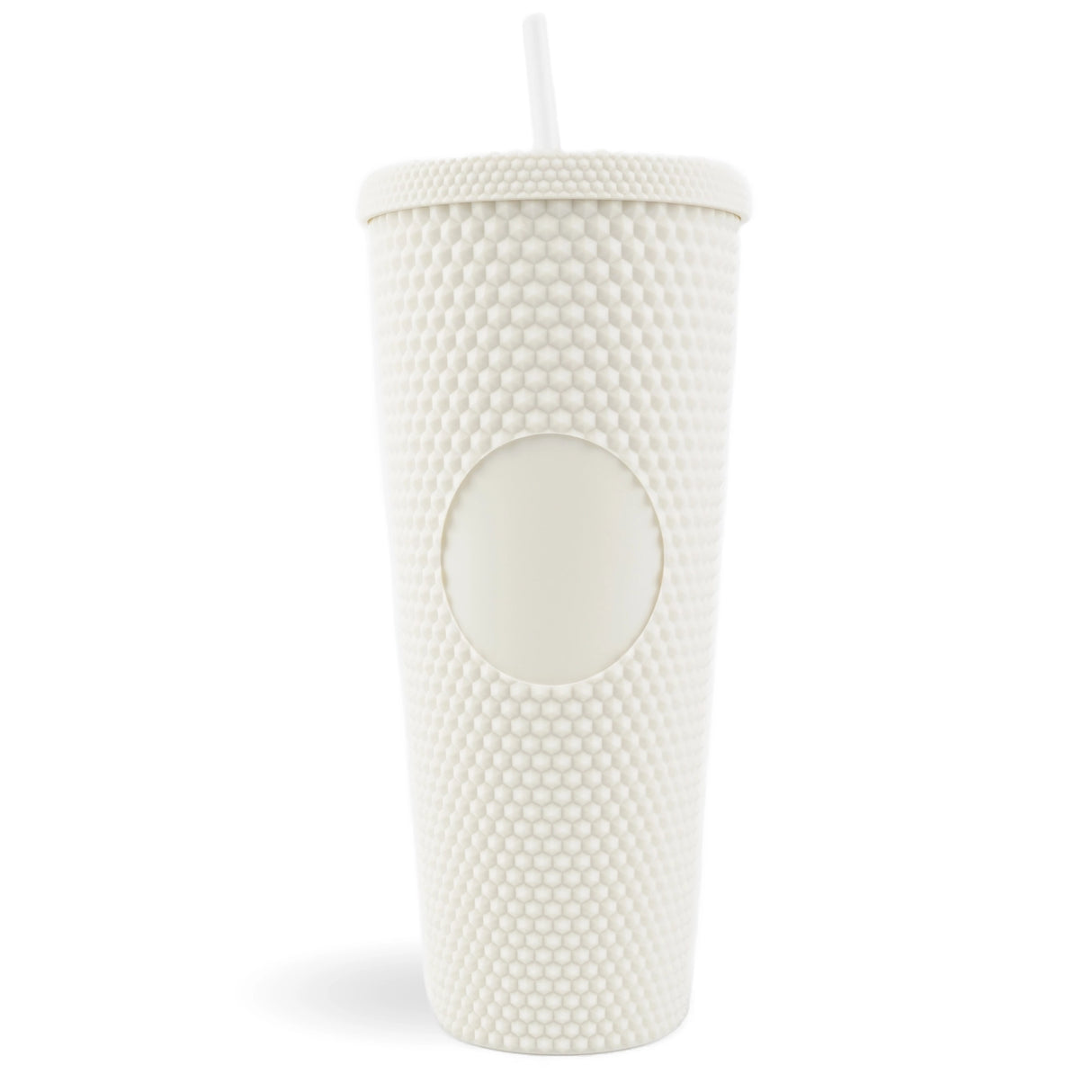 cold cup tall double wall studded white