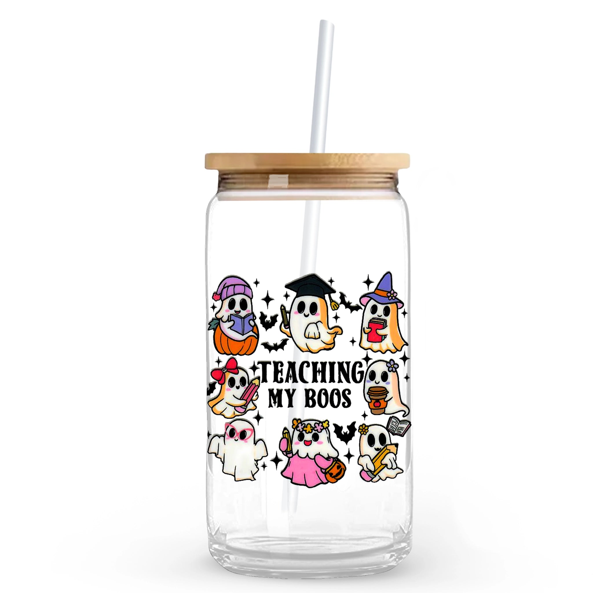 Master Maker Crafts -  UV DTF Decal - Teaching My Boos 2 Decals 3.5" (Cup NOT Included) | Master Maker Crafts - Wholesale Craft Supplies - Fast Shipping from Ohio DIY Craft Warehouse