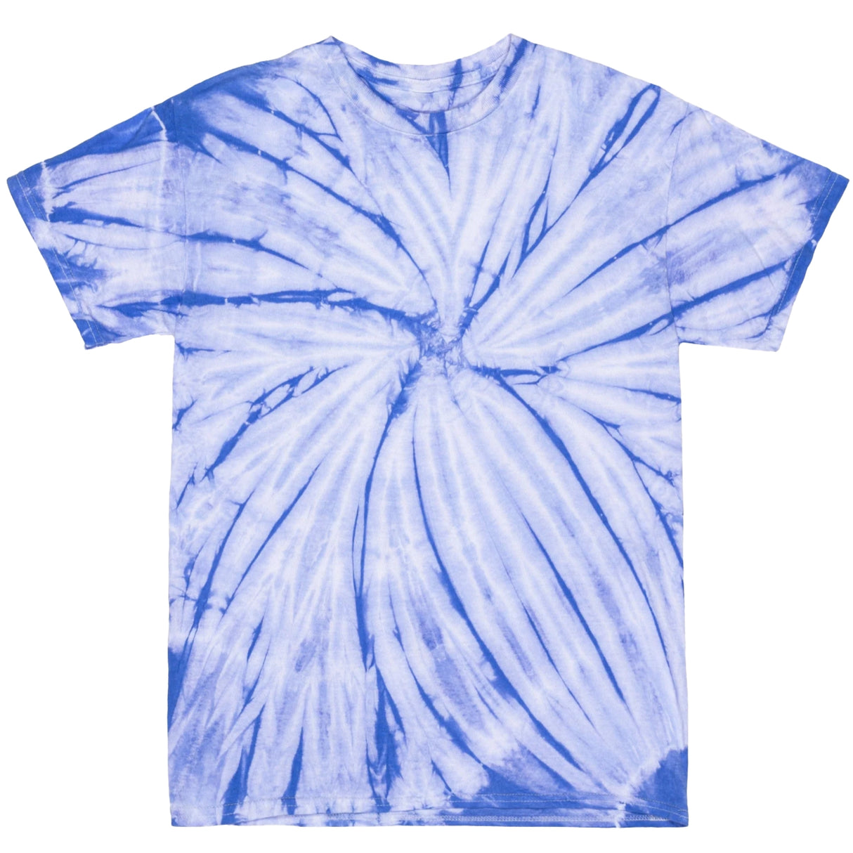 electric rainbow cyclone t shirt periwinkle short sleeve