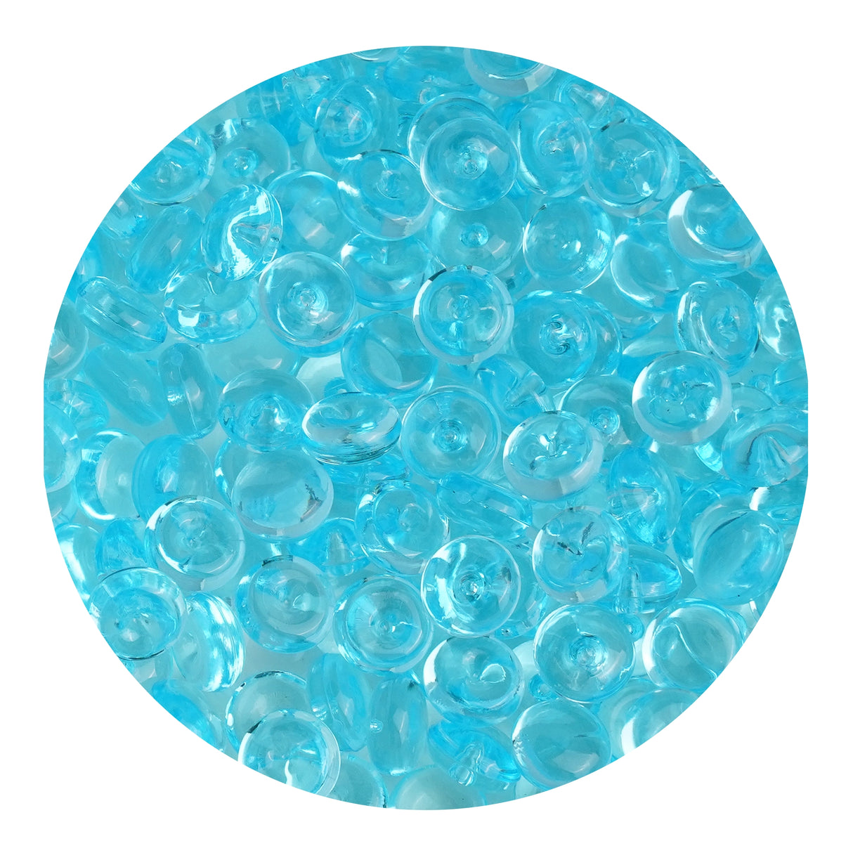Fish Bowl Beads - Blue