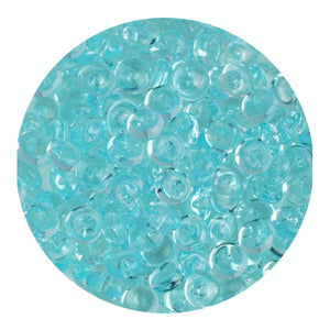 Fish Bowl Beads - Blue Gray