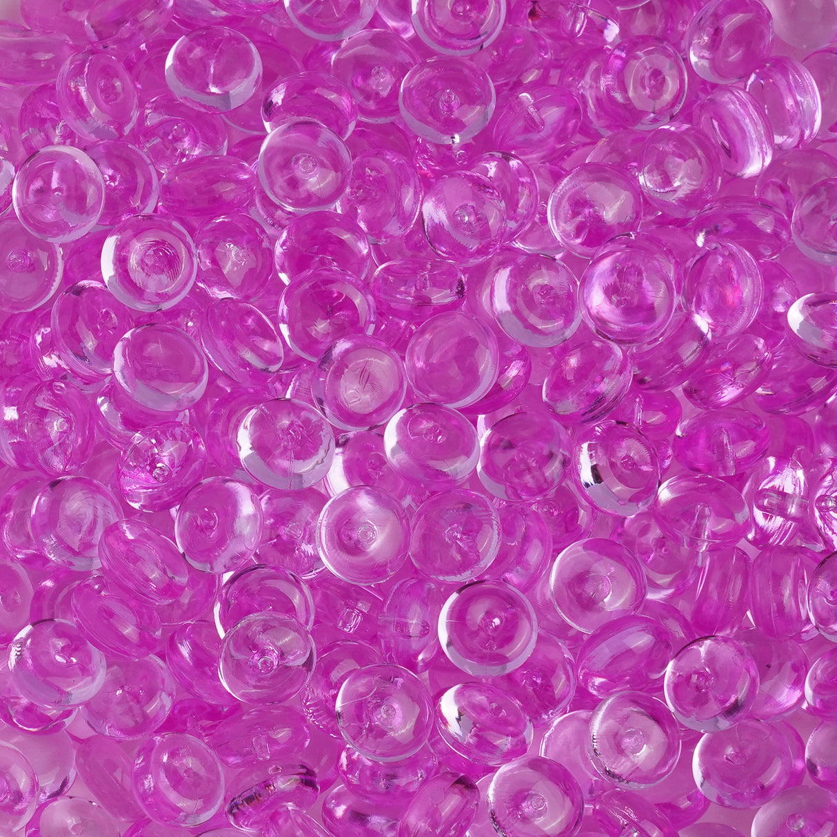 fish bowl beads bright purple