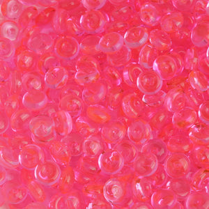 fish bowl beads bright pink