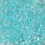 fish bowl beads blue gray