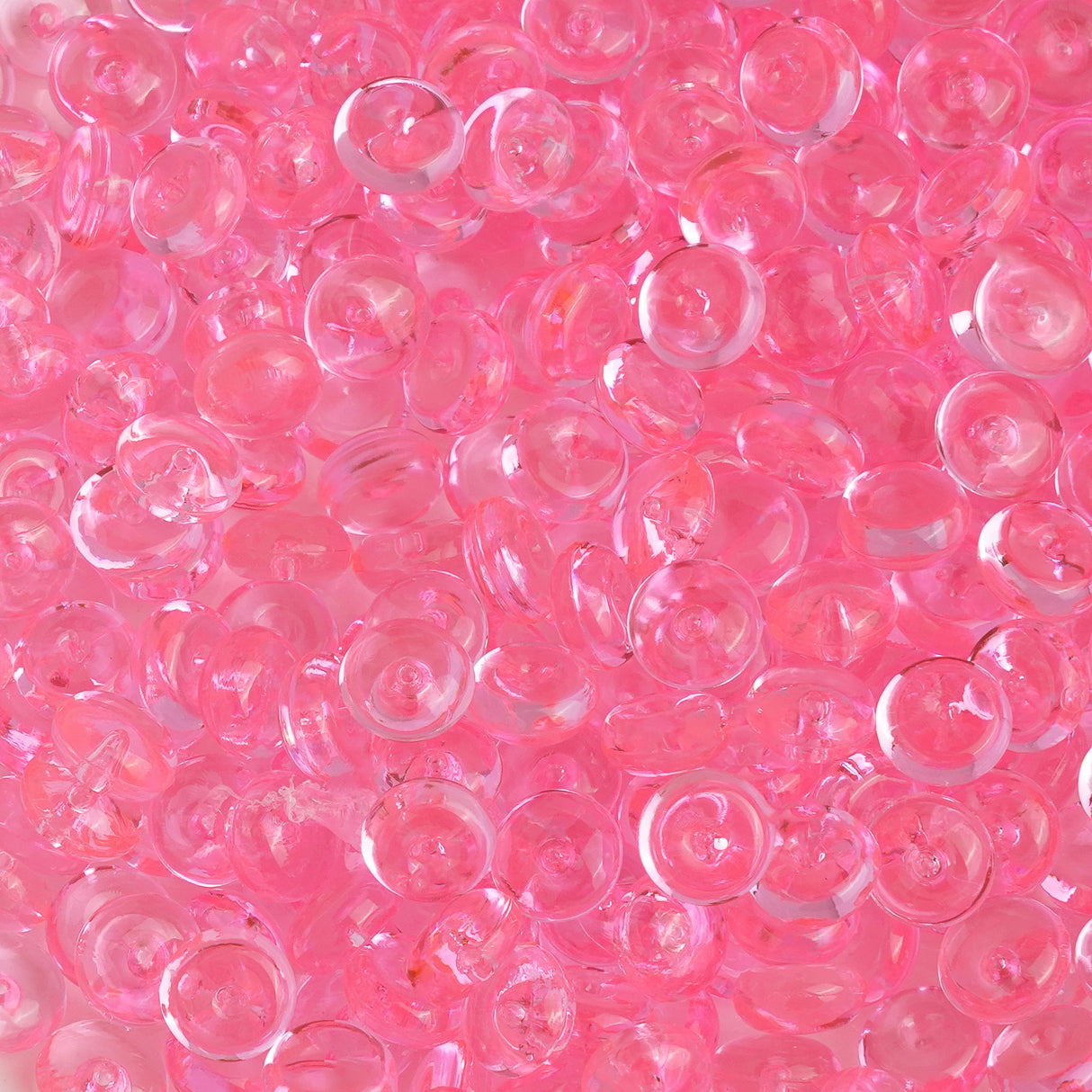 Fish Bowl Beads - Pink