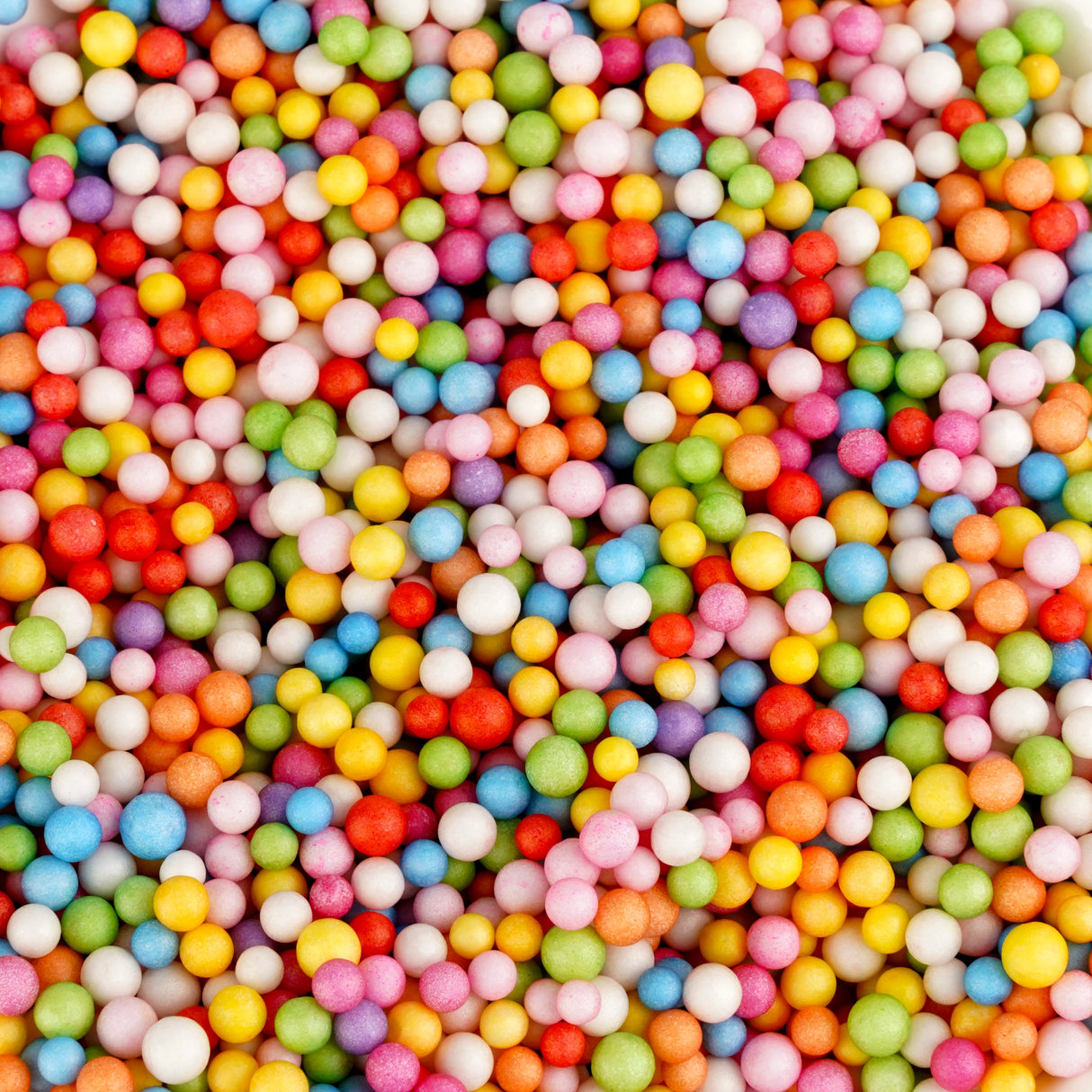 Foam Beads - Rainbow