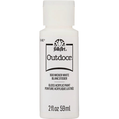 outdoor acrylic paint wicker white