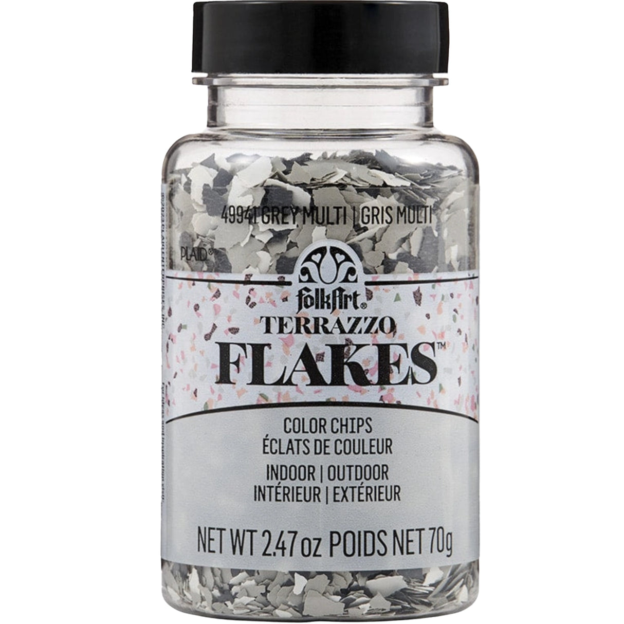 FolkArt Terrazzo Flakes - Gray Multi