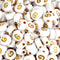 White round beads with gold G letter by Master Maker Crafts, wholesale craft supplies Ohio DIY Craft Warehouse