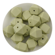 silicone focal bead hexagon lint