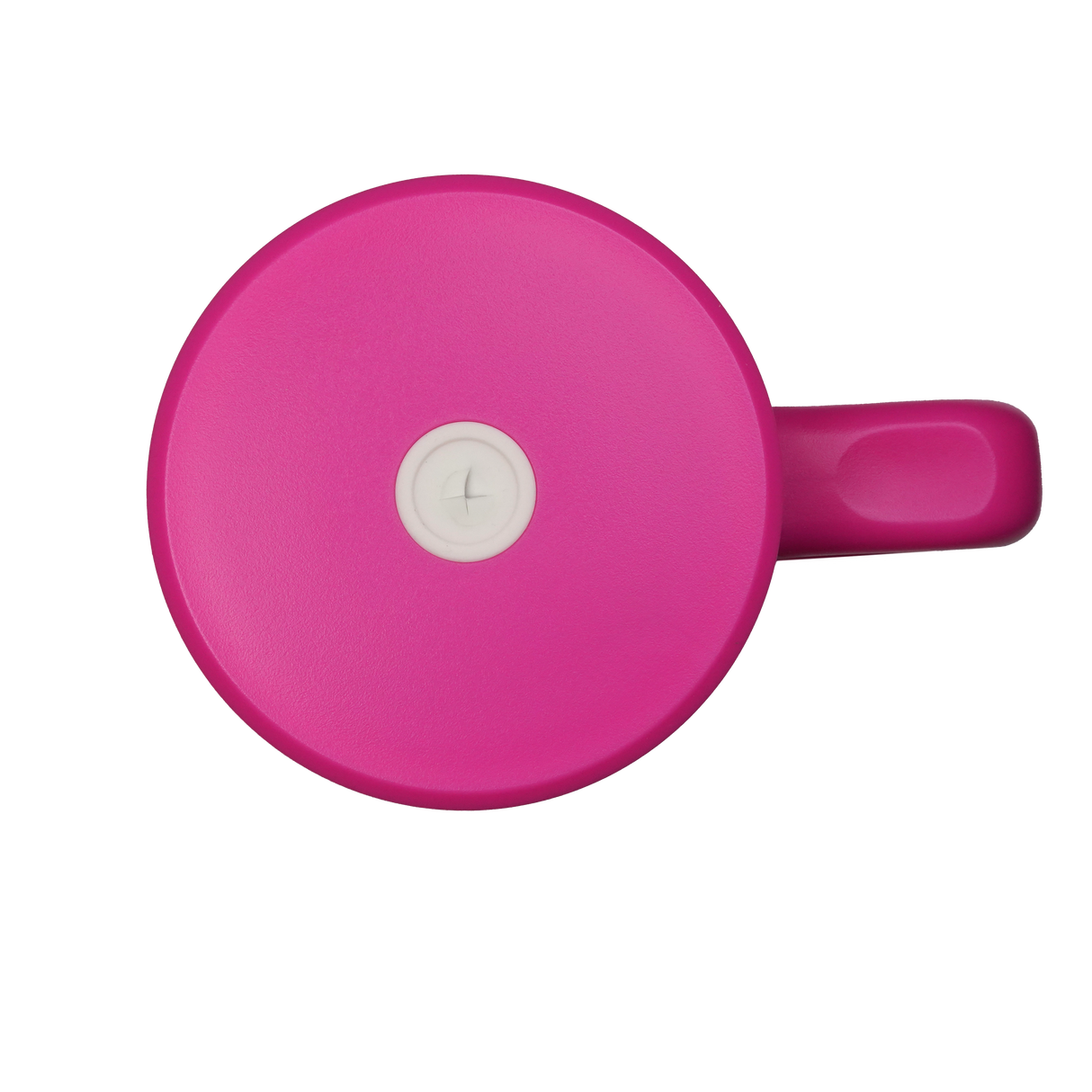 Handled Travel Mug Modern Matte - Hot Pink