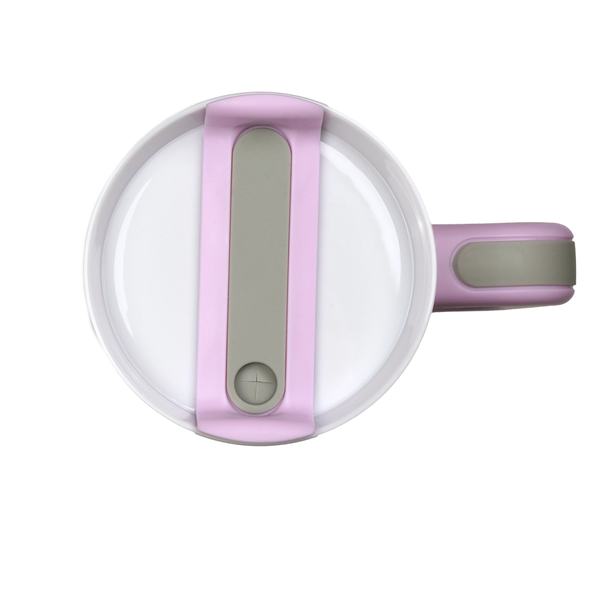 handled travel mug standard glossy pink