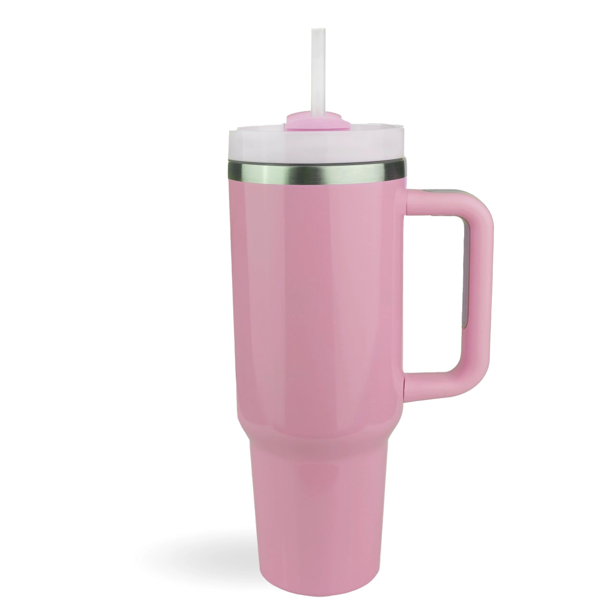 Handled Travel Mug Standard Glossy - Pink