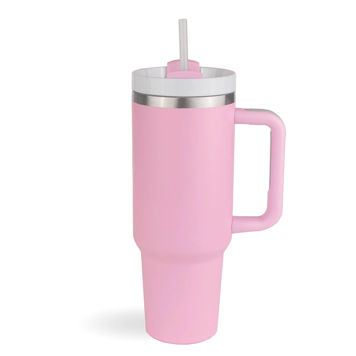 Handled Travel Mug Standard Matte - Pink