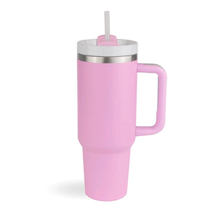 Handled Travel Mug Standard Matte - Pink