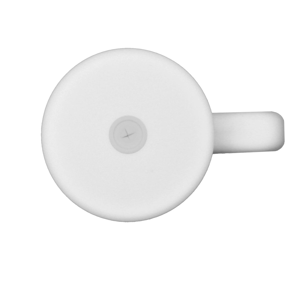 Handled Travel Mug Modern Matte - White