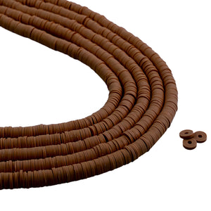 heishi surfer friendship beads brown