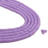 heishi surfer friendship beads pale purple