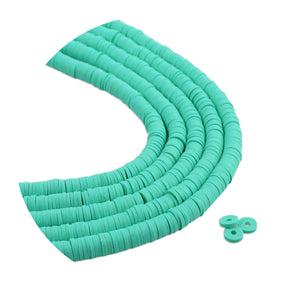 Heishi Surfer Friendship Beads - Teal