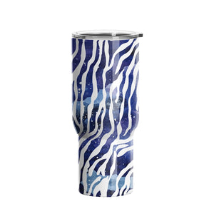 hydro sublimation transfer paper blue zebra print