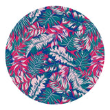 hydro sublimation transfer paper red and blue tropic leaves