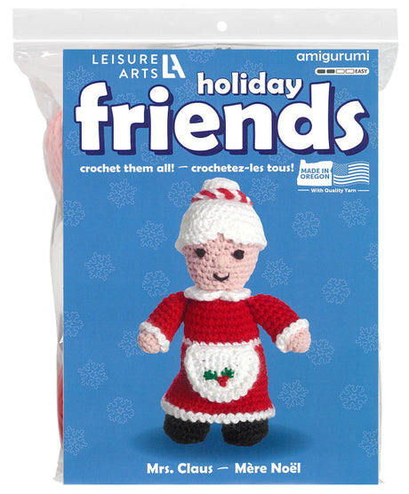crochet kit friends mrs claus