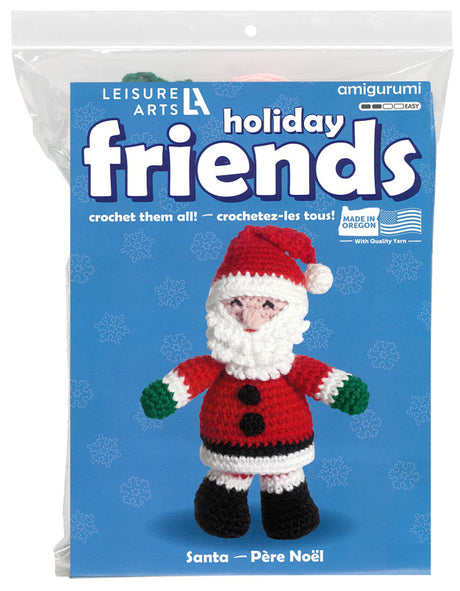 crochet kit friends santa