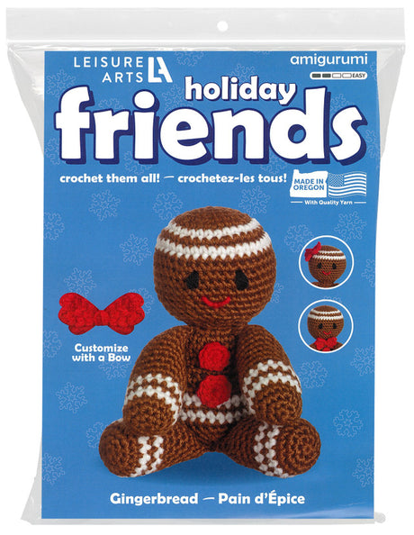 crochet kit friends gingerbread
