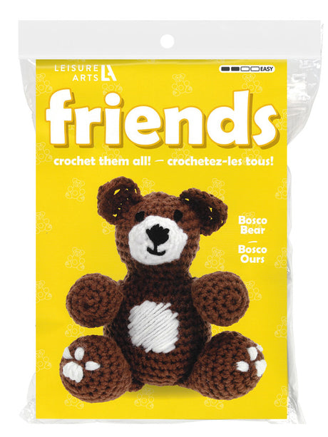 crochet kit friends bear
