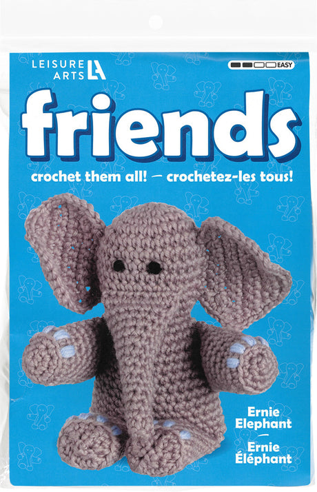 crochet kit friends elephant