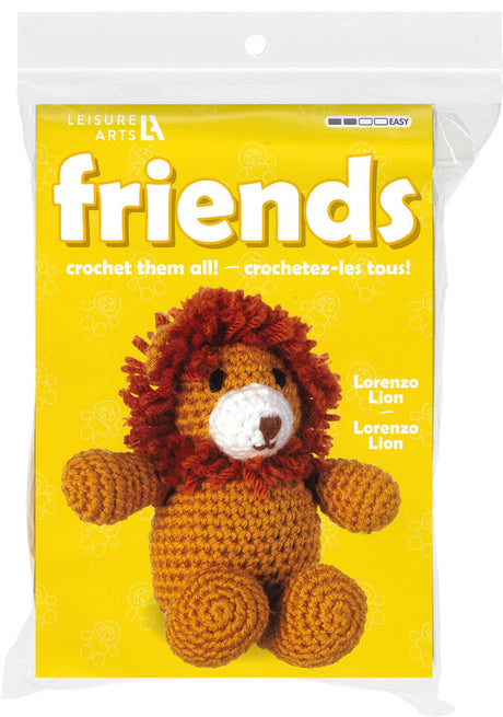 crochet kit friends lion