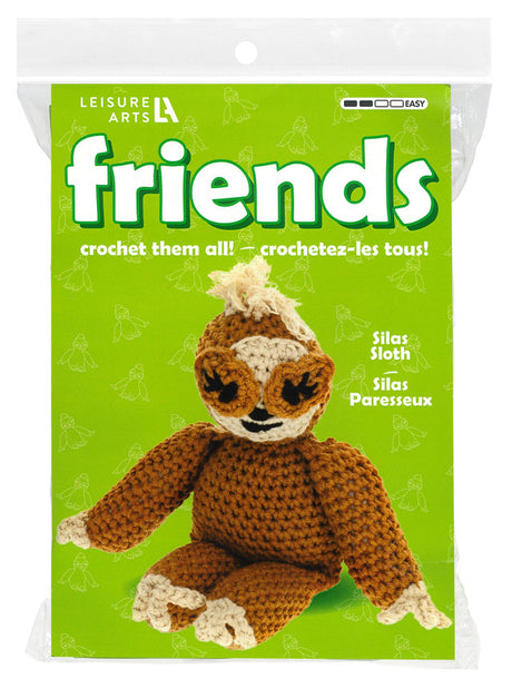 crochet kit friends sloth