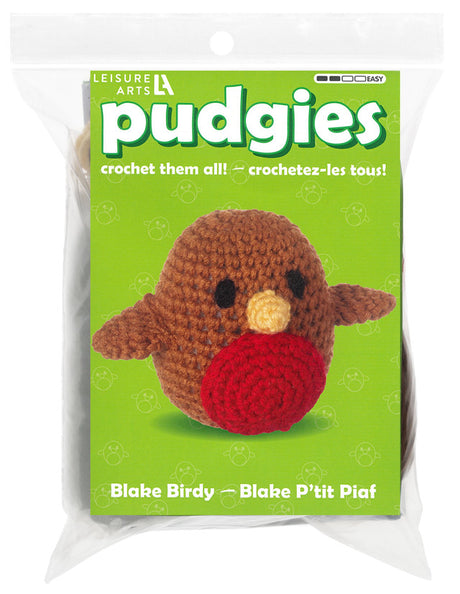 crochet kit pudgies blake birdy