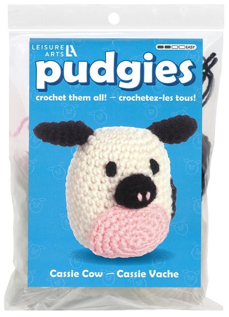 crochet kit pudgies cassie cow