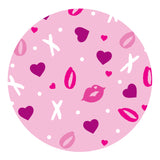love and kisses sublimation paper print