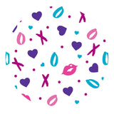 Love and Kisses Sublimation Paper Print